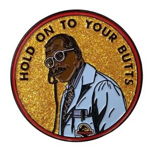 Samuel L. Jackson Ray Arnold, Jurassic Park’s Chief Engineer Enamel Metal Pin